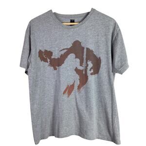 2016 World Of Warcraft Movie Game T Shirt Gray Large